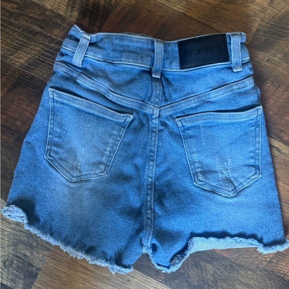 FITJEANS High Waist Blue Denim Shorts - Picture 2 of 4